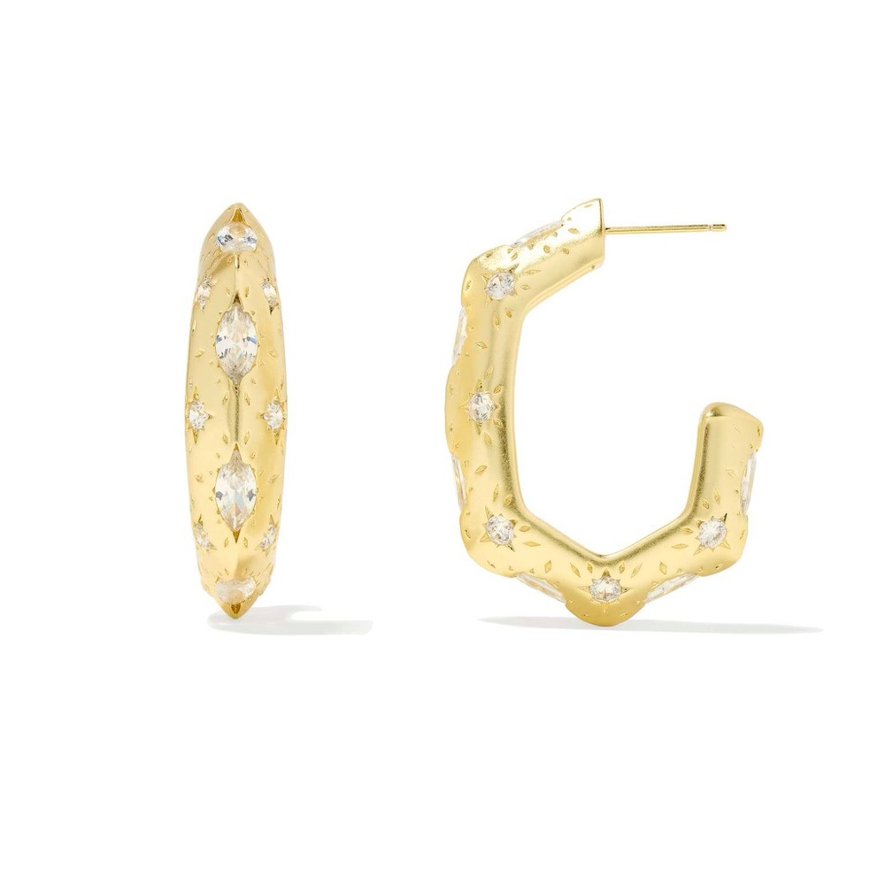 Kendra Scott Holland Gold Hoop Earrings
